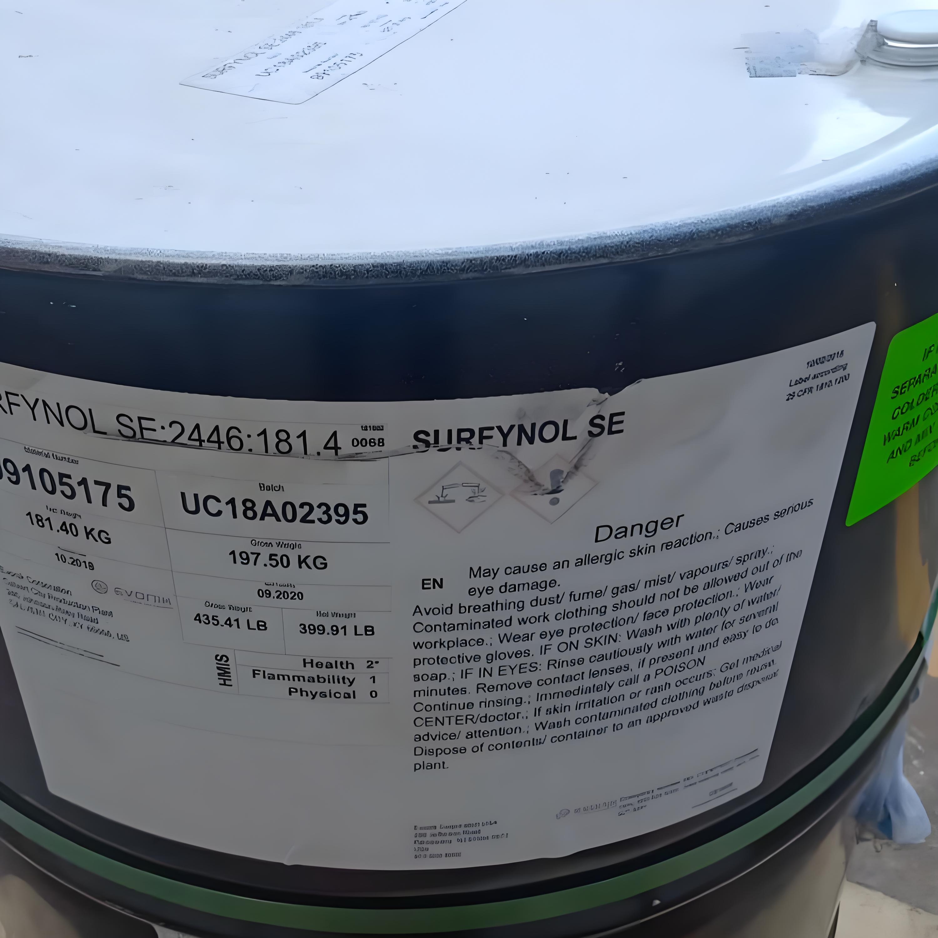 SURFYNOL SE高效、多功能炔二醇类非离子表面活性剂